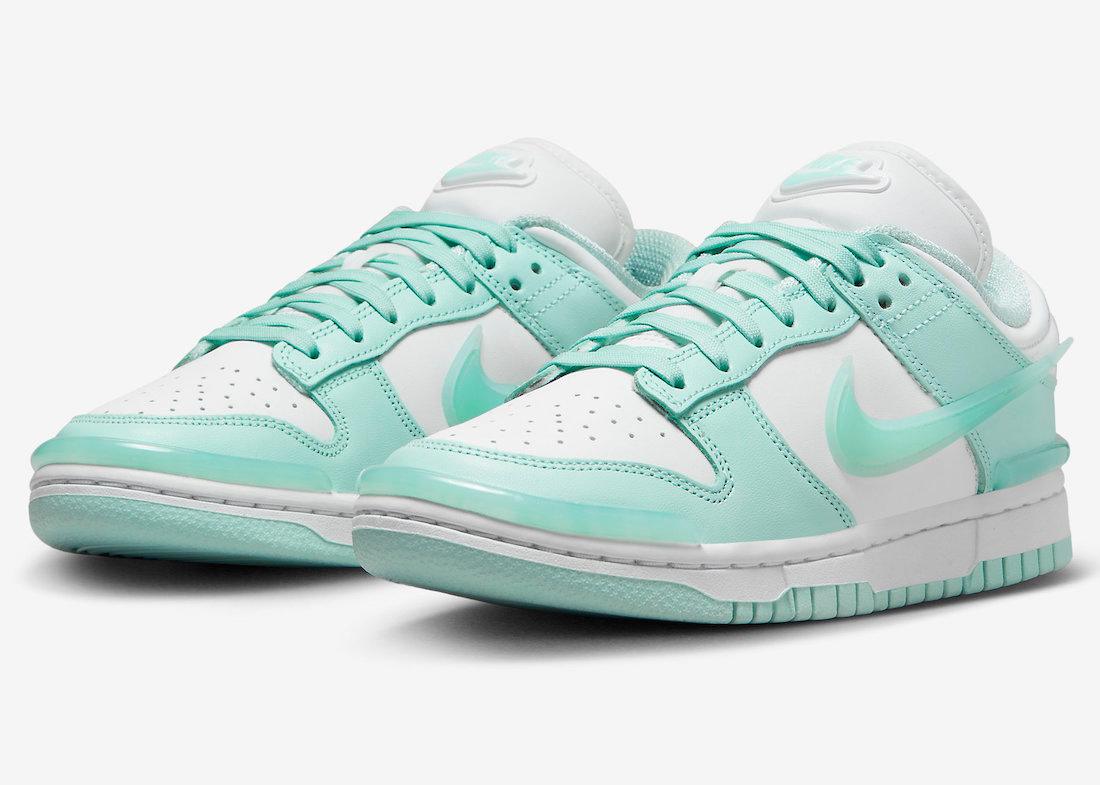 OFFICIAL PHOTOS OF THE NIKE DUNK LOW TWIST “JADE ICE” - Rebranded Studios