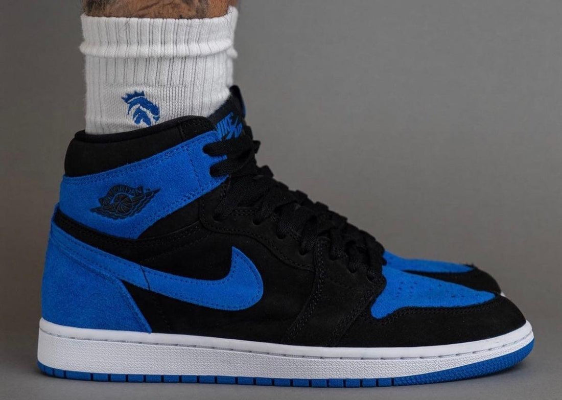 ON-FEET PHOTOS OF THE AIR JORDAN 1 HIGH OG “ROYAL REIMAGINED” - Rebranded Studios