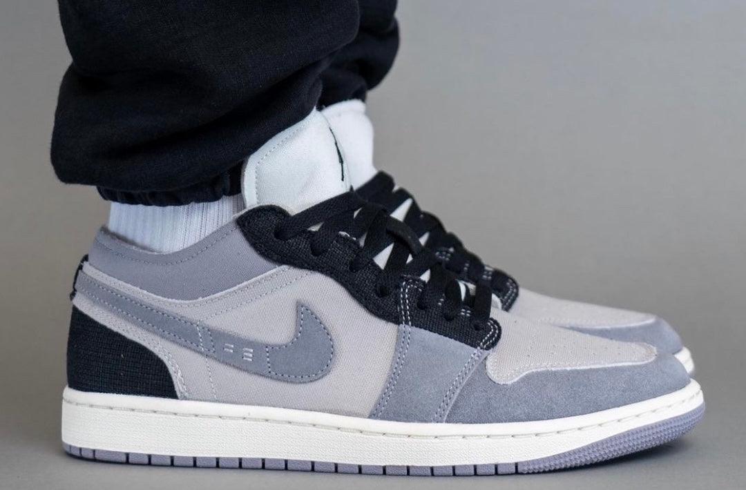 ON-FEET PHOTOS OF THE AIR JORDAN 1 LOW CRAFT “CEMENT GREY” - Rebranded Studios