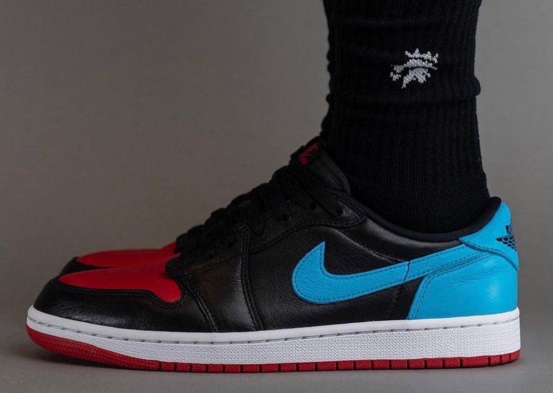 ON-FEET PHOTOS OF THE AIR JORDAN 1 LOW OG “UNC TO CHICAGO” - Rebranded Studios