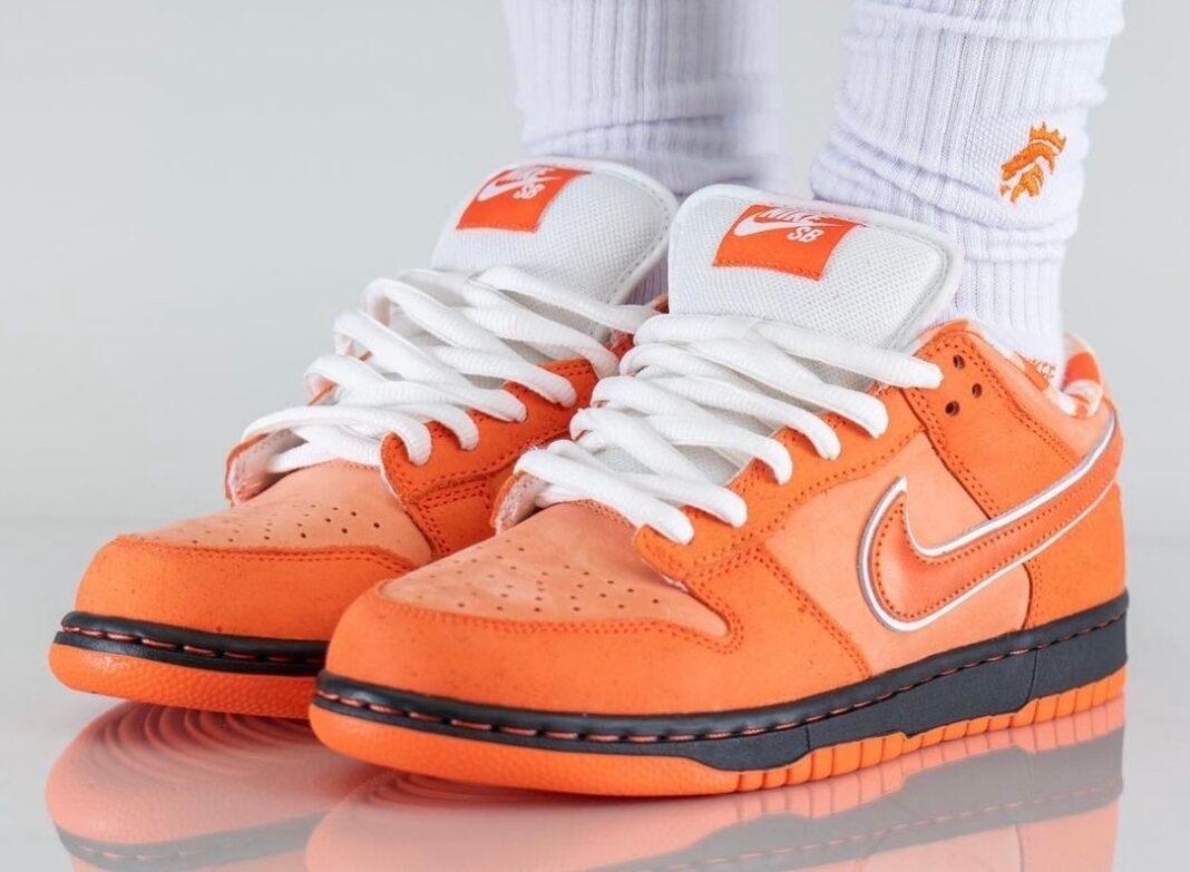 On-Feet Photos of the Concepts x Nike SB Dunk Low “Orange Lobster” - Rebranded Studios