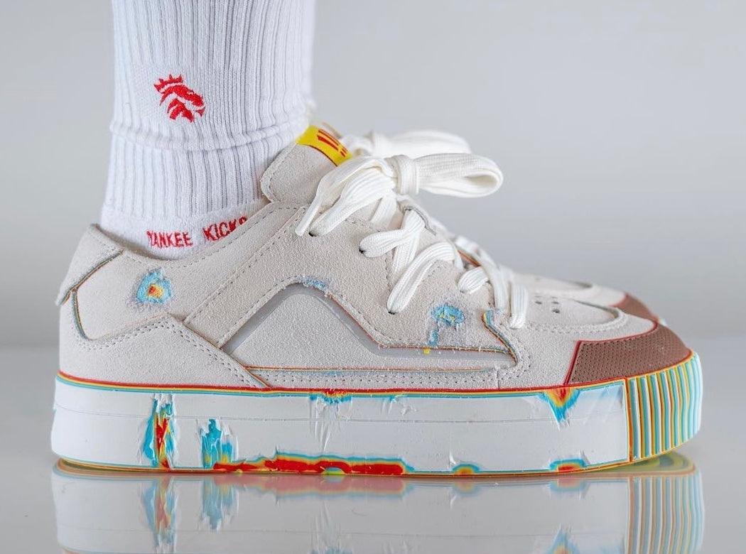 On-Feet Photos of the MSCHF Gobstomper “Jimmy Fallon Edition” - Rebranded Studios