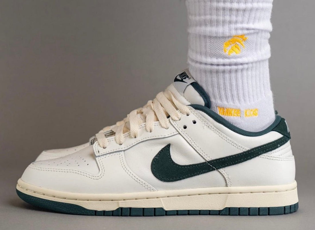 ON-FEET PHOTOS OF THE NIKE DUNK LOW “ATHLETIC DEPARTMENT” (DEEP JUNGLE) - Rebranded Studios