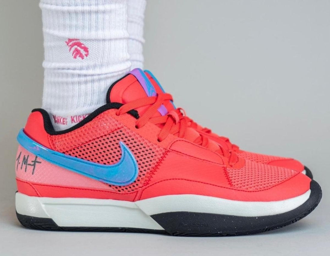 ON-FEET PHOTOS OF THE NIKE JA 1 “EMBER GLOW” - Rebranded Studios