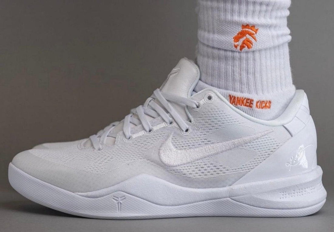 ON-FEET PHOTOS OF THE NIKE KOBE 8 PROTRO “TRIPLE WHITE” - Rebranded Studios