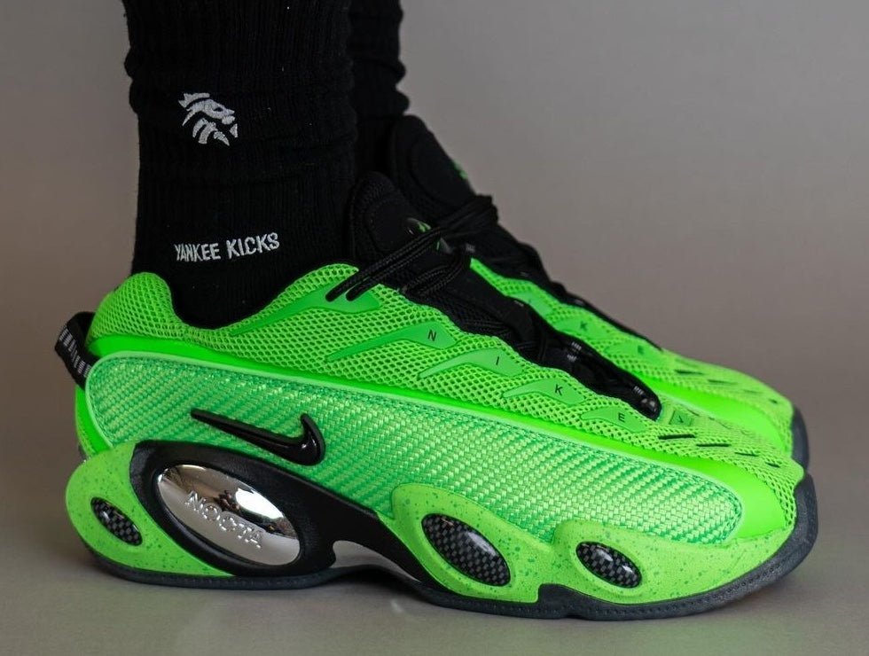 On-Feet Photos of the Nike NOCTA Glide “Green Strike” - Rebranded Studios