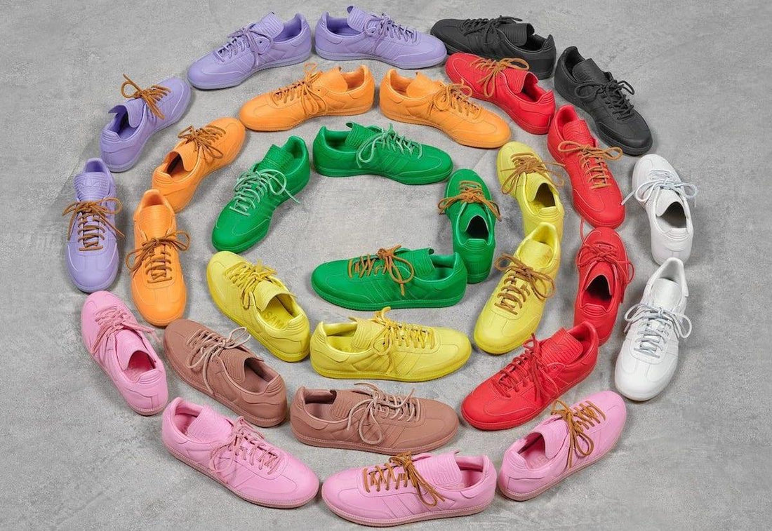 PHARRELL X ADIDAS HUMANRACE SAMBA “COLORS PACK” RELEASING IN MAY - Rebranded Studios
