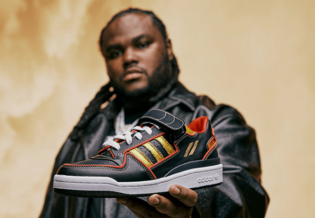 TEE GRIZZLEY REVEALS LIMITED-EDITION ADIDAS FORUM LOW “DODGE HORNET” - Rebranded Studios
