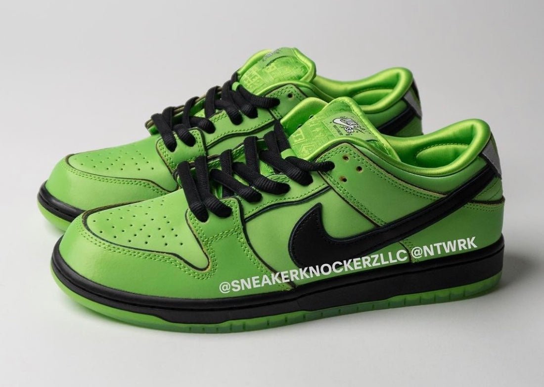 The Powerpuff Girls x Nike SB Dunk Low “Buttercup” Releasing in December - Rebranded Studios