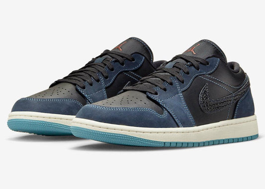 THIS AIR JORDAN 1 LOW COMES WITH PREMIUM MATERIALS AND REMOVABLE PENDANTS - Rebranded Studios