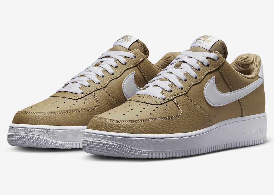 This Nike Air Force 1 Low Comes With Olive Tumbled Leather - Rebranded Studios