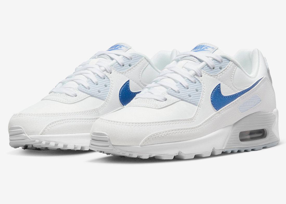 This Nike Air Max 90 Comes With Metallic Blue Swooshes - Rebranded Studios