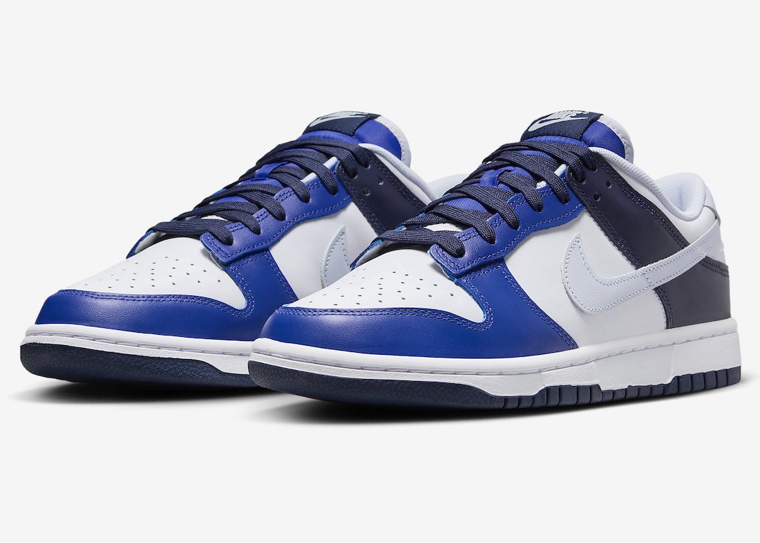 This Nike Dunk Low Mixes Game Royal and Midnight Navy - Rebranded Studios