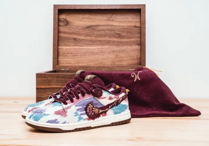 Timothée Chalamet’s “Wonka” Nike Dunk Low Limited To 5 Pairs - Rebranded Studios