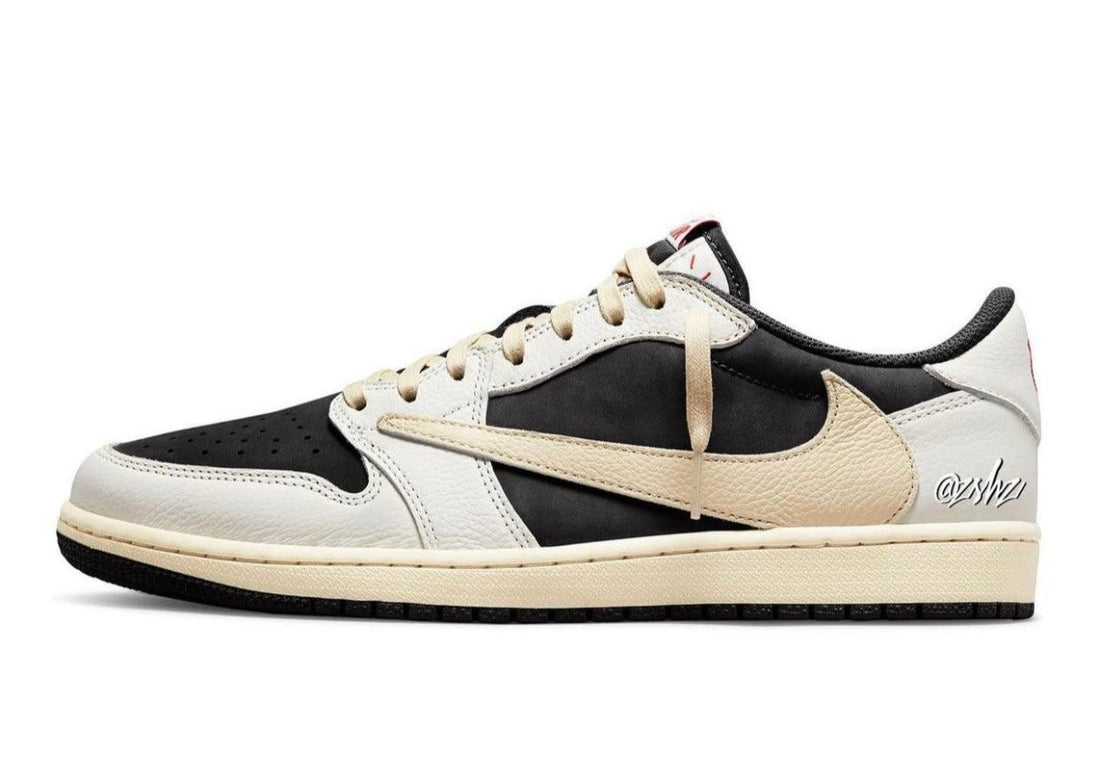 Women’s Travis Scott x Air Jordan 1 Low OG “Sail Black” On The Way - Rebranded Studios