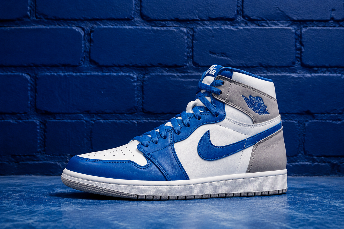 Air Jordan 1 True Blue collection scene