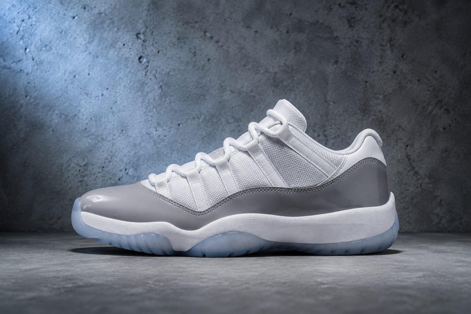 Air Jordan 11 Low Cement Grey collection scene