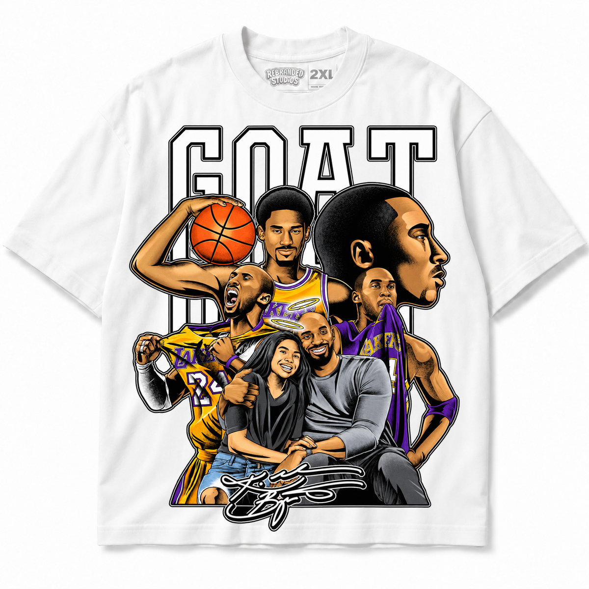 GOAT Kobe Graphic T-Shirt | Rebranded Studios