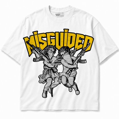 Angels Air Jordan 4 Tour Yellow graphic T-shirt front without sneakers