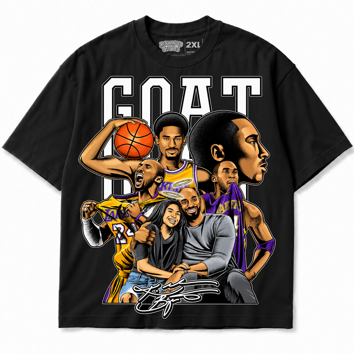 GOAT Kobe Graphic T-Shirt | Rebranded Studios