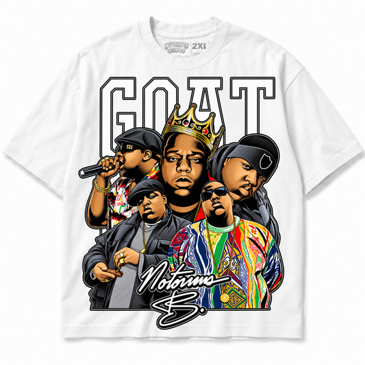 GOAT Biggie Smalls Graphic T-Shirt | Rebranded Studios — alternate view