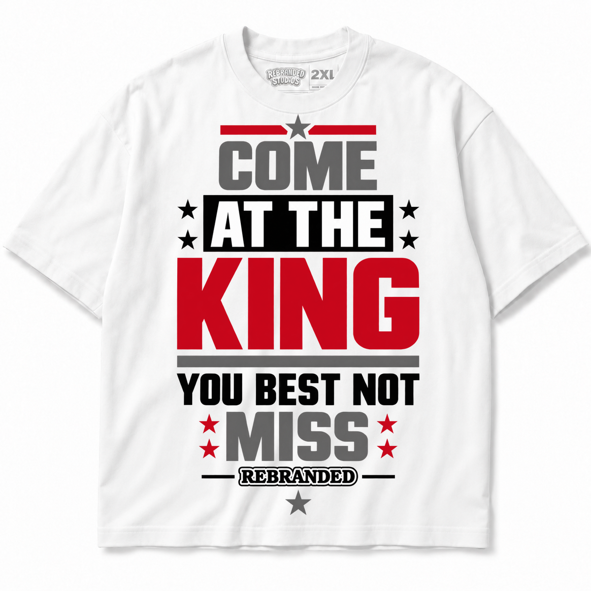 Rebranded Studios Come At The King You Best Not Miss Air Jordan 9 OG Space Jam Graphic T-Shirt