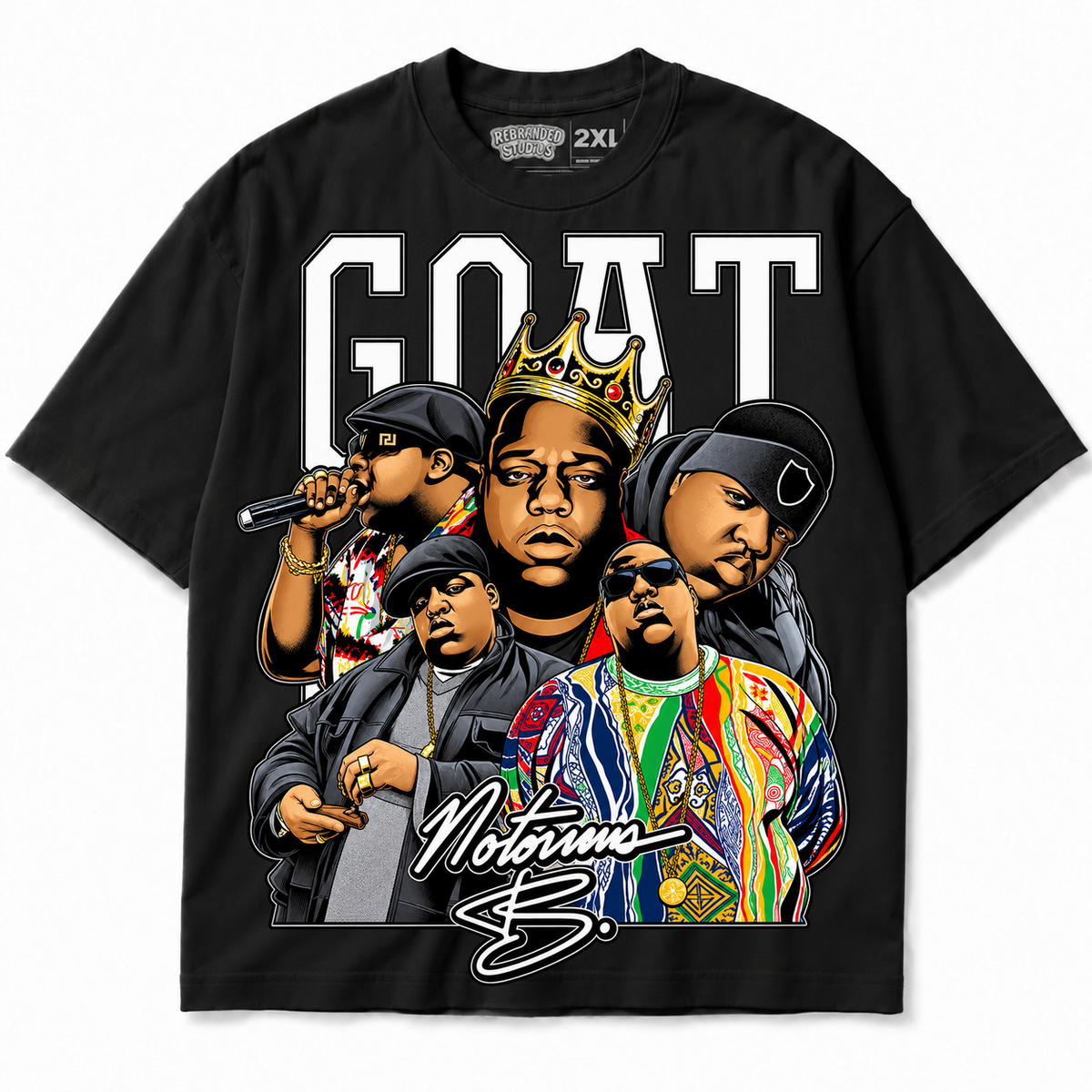 GOAT Biggie Smalls Graphic T-Shirt | Rebranded Studios