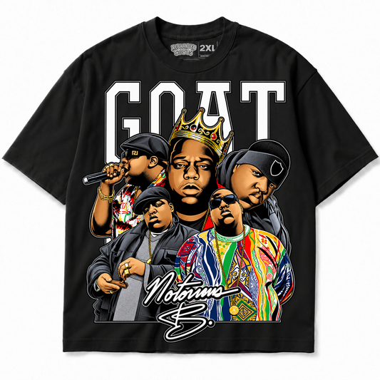 GOAT Biggie Smalls Graphic T-Shirt | Rebranded Studios