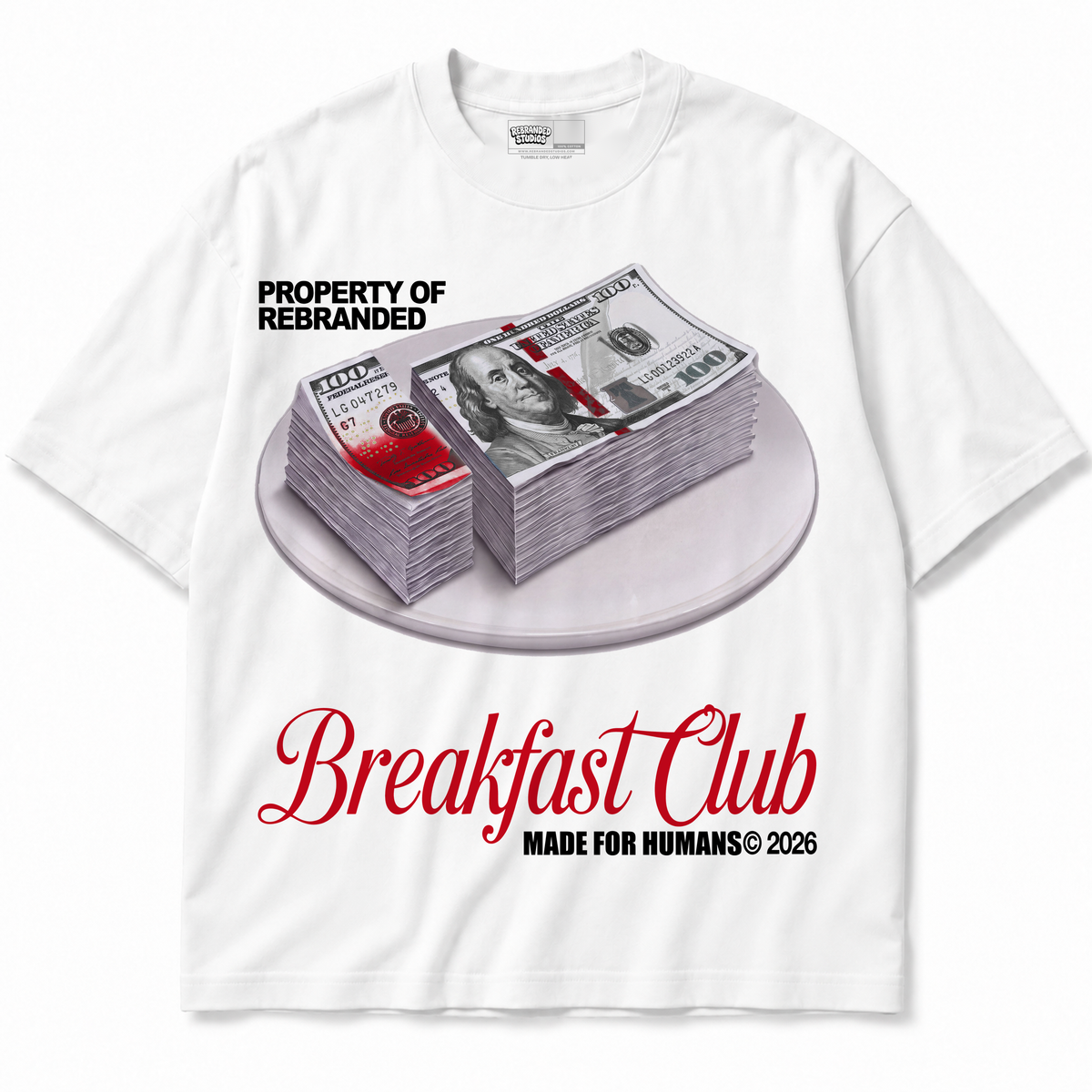 Breakfast Club (Air Jordan 9 OG Space Jam) T-Shirt front view