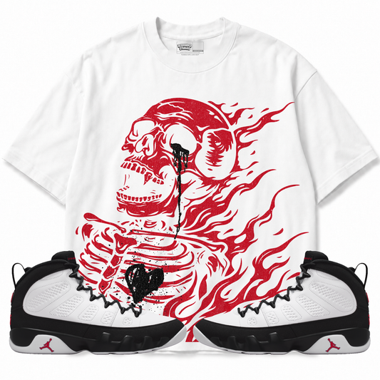 Club (Air Jordan 9 OG Space Jam) T-Shirt with matching sneakers