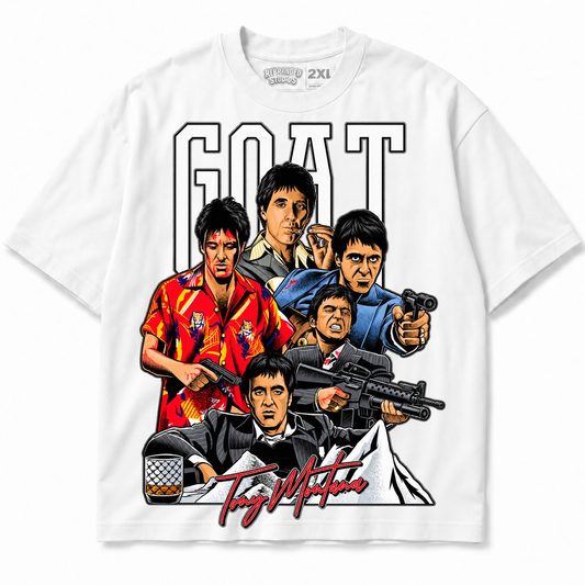 GOAT Scarface Graphic T-Shirt | Rebranded Studios