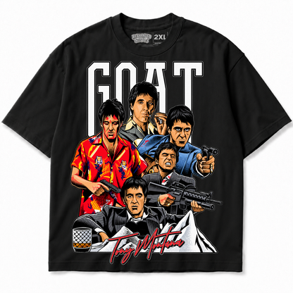 GOAT Scarface Graphic T-Shirt | Rebranded Studios