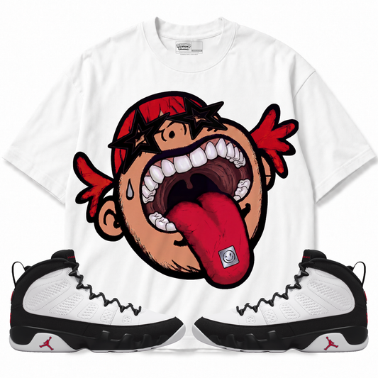 Follow Your Dreams 2.0 (Air Jordan 9 OG Space Jam) T-Shirt with matching sneakers