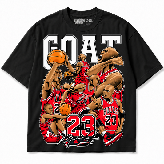 GOAT Michael Jordan Graphic T-Shirt | Rebranded Studios