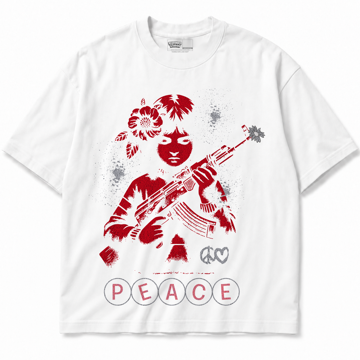 Peace (Air Jordan 9 OG Space Jam) T-Shirt front view