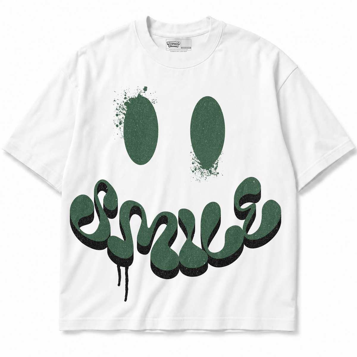 Smile Air Jordan 12 Bucks graphic T-shirt front without sneakers