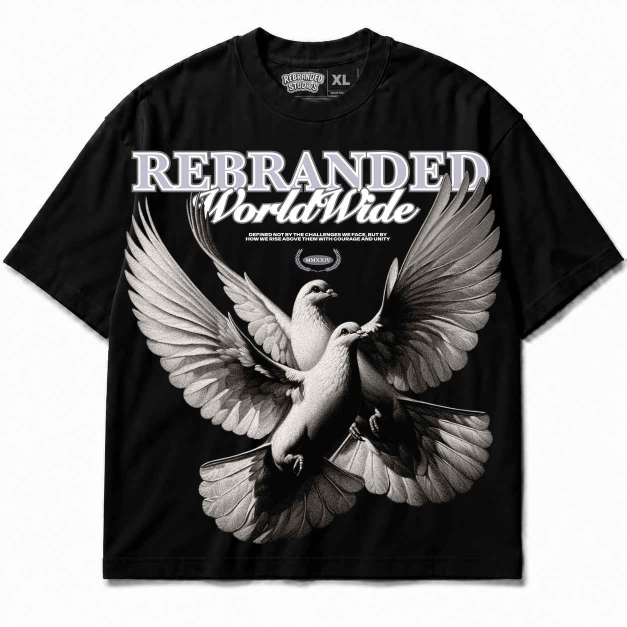 Rebranded Studios WW Birds Air Jordan 8 Chrome Graphic T-Shirt