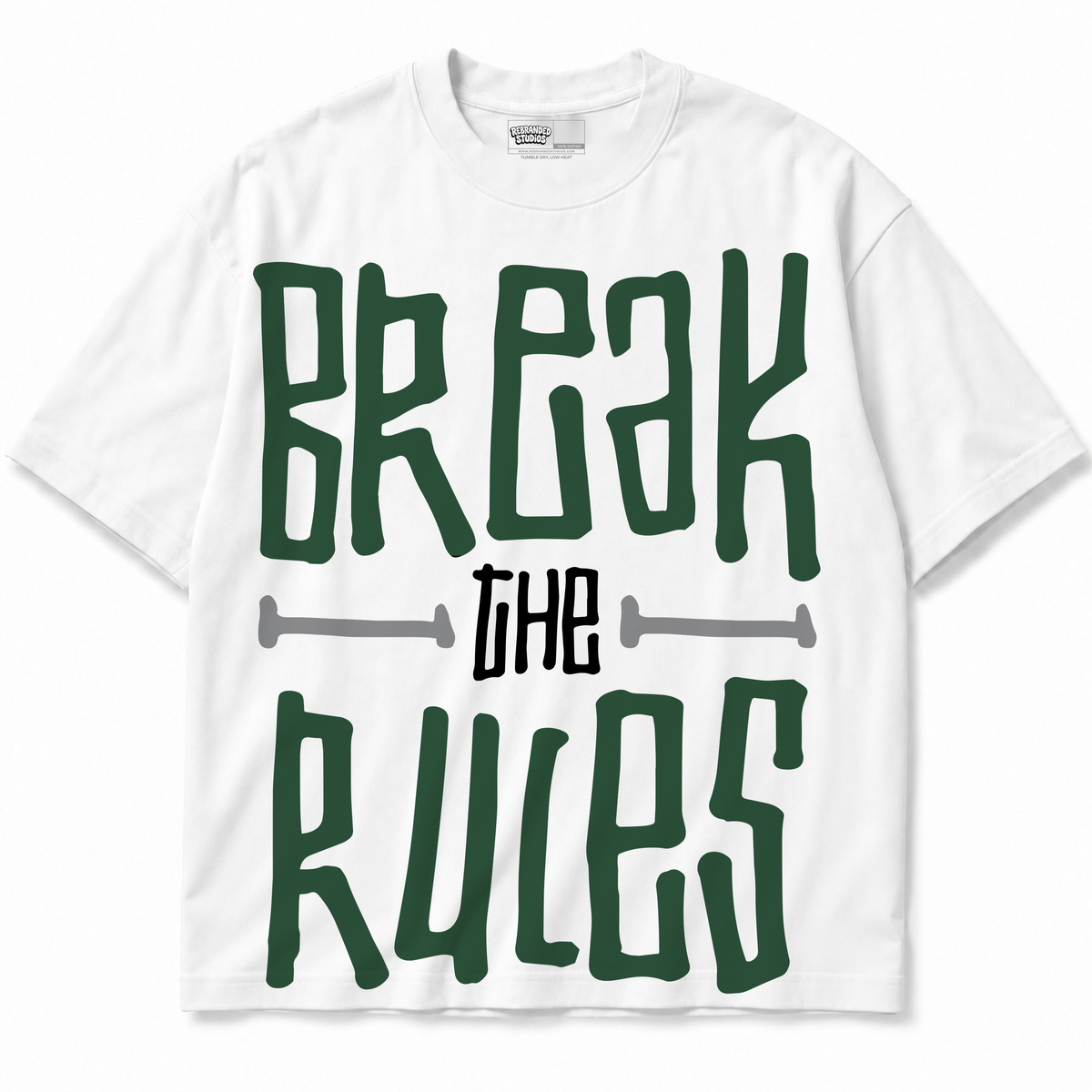 Break The Rules (Air Jordan 12 Bucks) T-Shirt front view