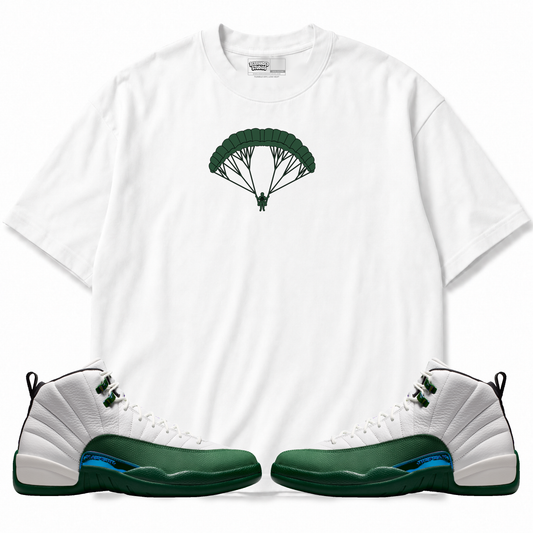 High Life (Air Jordan 12 Bucks) T-Shirt with matching sneakers
