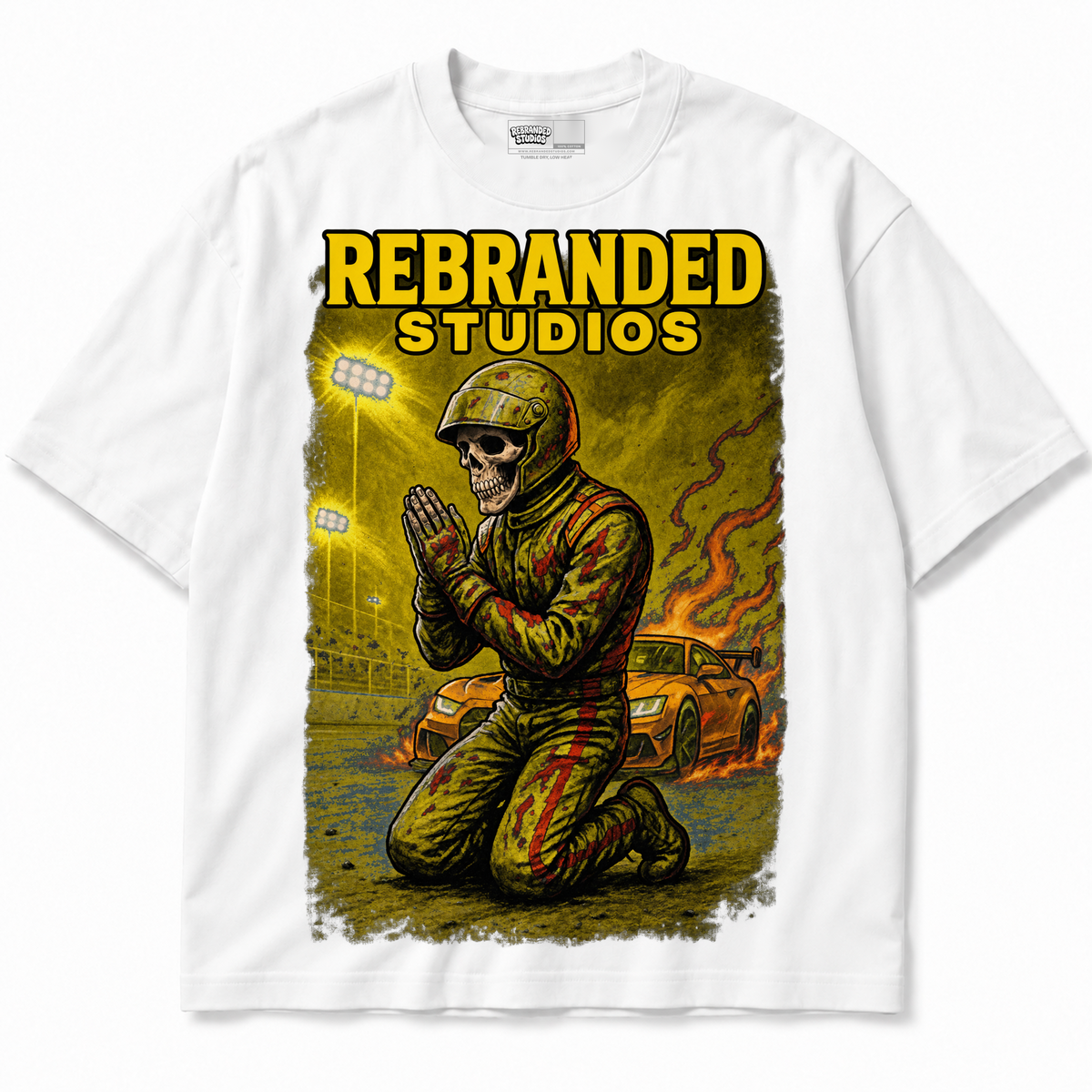 Prayers (Air Jordan 4 Tour Yellow) T-Shirt front view