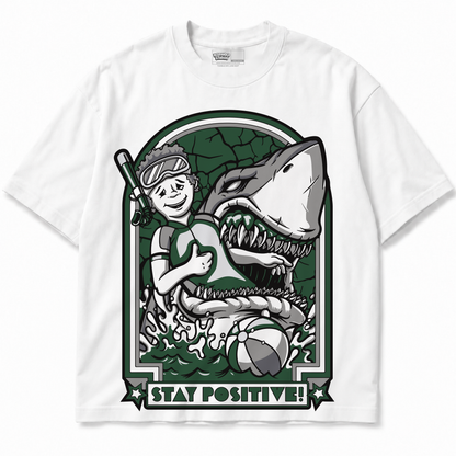 Stay Positive (Air Jordan 12 Bucks) T-Shirt front view