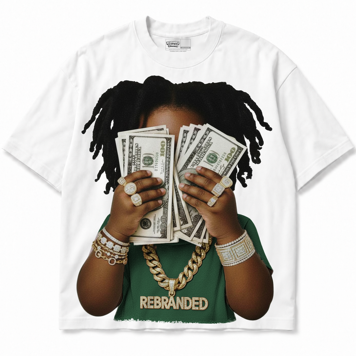 Yung Cash (Air Jordan 12 Bucks) T-Shirt front view