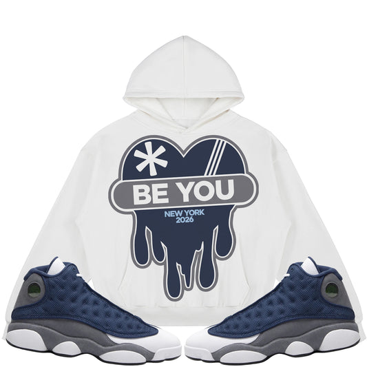 Be You (Air Jordan 13 Flint) 380GSM Brushed Fleece Relaxed Fit Hoodie
