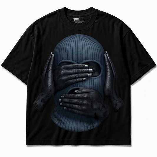 Rebranded Studios See No Evil Speak No Evil Hear No Evil Air Jordan 11 Gamma Blue Graphic T-Shirt — alternate view