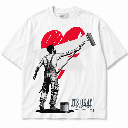 It's Okay To Start Over (Air Jordan 8 Bugs Bunny) T-Shirt — alternate view