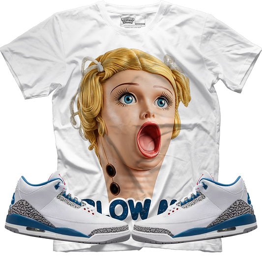 Blow Me (Air Jordan 3 True Blue) T-Shirt