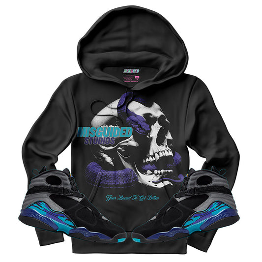 Bound To Get Bitten (Air Jordan 8 Aqua) Hoodie