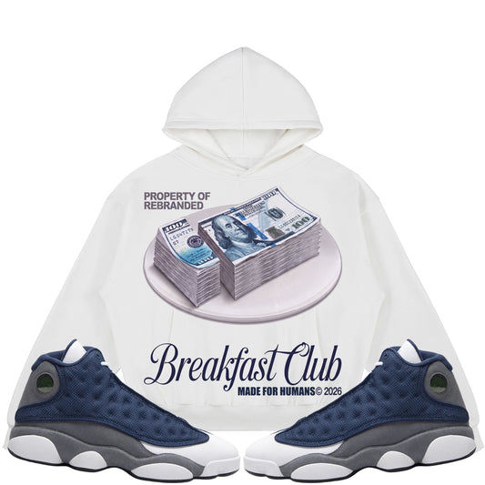 Breakfast Club (Air Jordan 13 Flint) 380GSM Brushed Fleece Relaxed Fit Hoodie