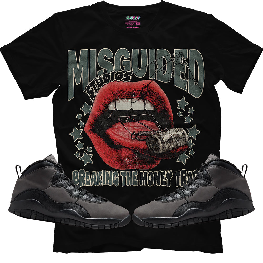 Breaking The Money Trap (Air Jordan 10 Shadow) T-Shirt