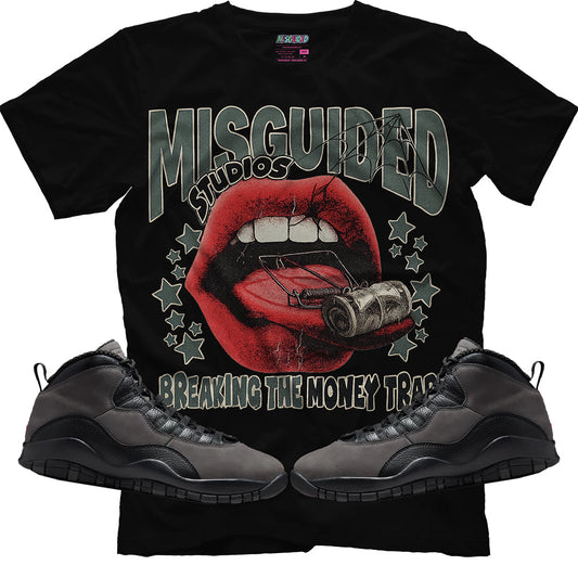 Breaking The Money Trap (Air Jordan 10 Shadow) T-Shirt